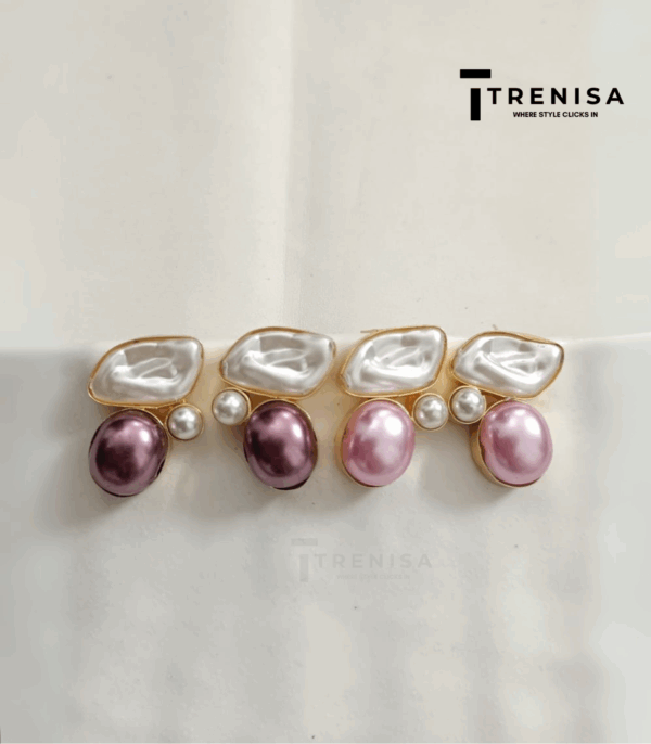 Freya Baroque Pearl Earring