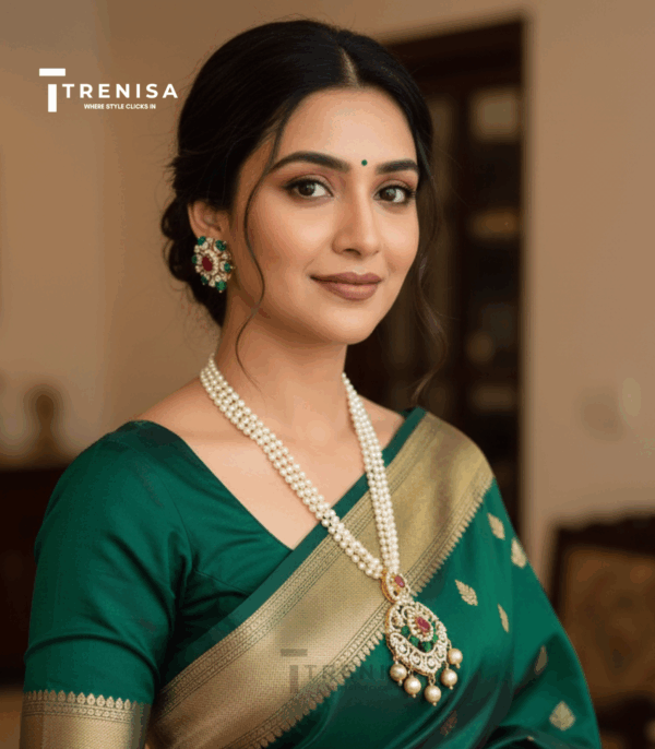 Antique Polish Beaded Long Chain Haram